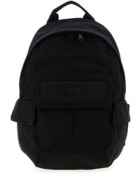 Y-3 - Small Logo Pocket Backpack - Lyst