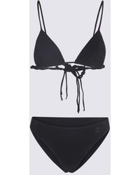 Jil Sander - Black Trangle Bikini Beachwear - Lyst