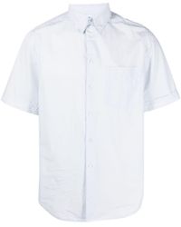 Aspesi - Lightweight Cotton Shorts Sleeve Poplin Shirt - Lyst