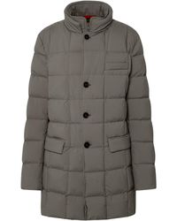 Fay - Duble Front' Grey Polyester Blend Down Jacket - Lyst