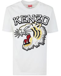 KENZO - Tiger Varsity Loose T-shirt Clothing - Lyst