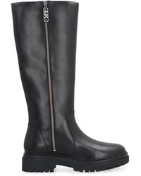 MICHAEL Michael Kors - Regan Leather Boots - Lyst