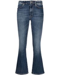 Damen Bekleidung Jeans Jeans mit gerader Passform Dondup Denim Jeanshose in Blau 
