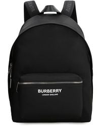 Burberry - Technical Fabric Backpack With Logo - Lyst