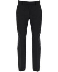 Versace - Tailored Pants With Medusa Details - Lyst