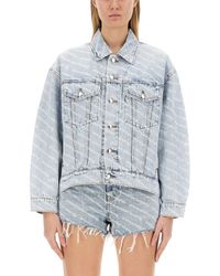 T By Alexander Wang - All Over Logo Jacket - Lyst
