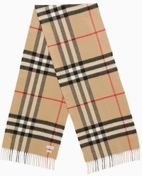 Burberry - Scarf With Check Motif - Lyst