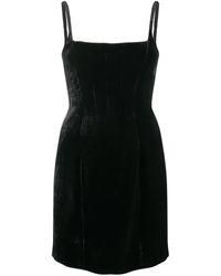 Miu Miu - Velvet Mini Dress - Women's - Viscose/triacetate/silk/polyester - Lyst