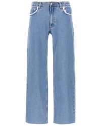 A.P.C. - Relaxed Raw Edge Jeans - Lyst
