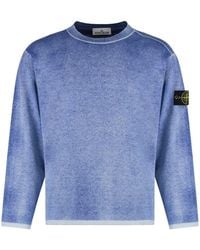Stone Island - Cotton Crew-Neck Sweater - Lyst