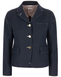 Thom Browne - Cotton And Linen Jacket - Lyst