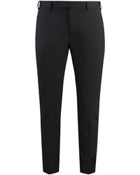PT Torino - Dieci Wool Blend Trousers - Lyst