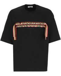 Lanvin - T-shirts And Polos Black - Lyst
