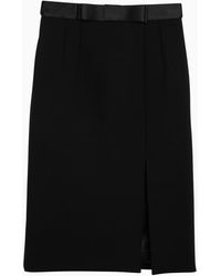 Dolce & Gabbana - Dolce&Gabbana Wool-Blend Midi Pencil Skirt - Lyst