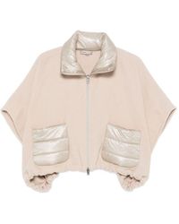 Herno - Wool And Nylon Cape - Lyst