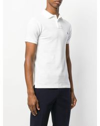 Polo Ralph Lauren - Short-sleeved Logo-embroidered Slim-fit Cotton-piqué Polo Shirt - Lyst