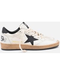 Golden Goose - And Leather Ball Star Low Sneakers - Lyst