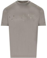 Emporio Armani - Puffy Moon T-Shirt With Logo - Lyst