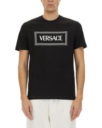Versace - 100% Cotton T-Shirt - Lyst