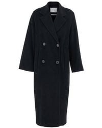 IVY & OAK - 'Clara' Double-Breasted Coat With Notched Revers - Lyst