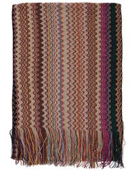 Missoni - Rectangular Scarf With Chevron Motif - Lyst