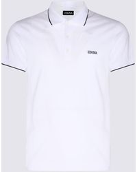 ZEGNA - And Cotton Polo Shirt - Lyst