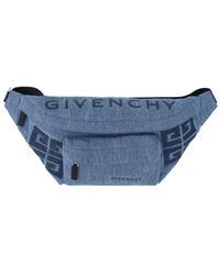 BURBERRY: Sonny belt bag in eco nylon - Black  Burberry belt bag 8025668  online at