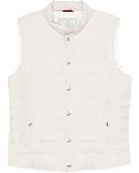 Brunello Cucinelli - Nylon Down Vest - Lyst