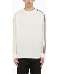 Y-3 - Crew Neck Long Sleeves T Shirt With Logo - Lyst