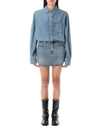 Haikure - Tamu Denim Mini Dress - Lyst