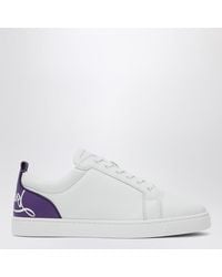 Christian Louboutin - Calfskin Low Sneaker Fun Louis Junior - Lyst