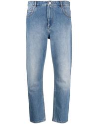 Isabel Marant - Nea Cropped Slim-fit Jeans - Lyst