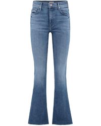 Mother - The Weekender Fray 5-pocket Straight-leg Jeans - Lyst