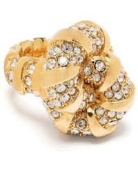 Lanvin - Mélodie Ring With Crystals - Lyst