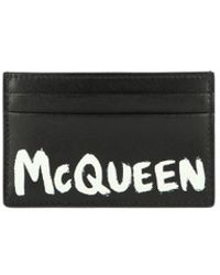 Alexander McQueen - Alexander Mc Queen Mc Queen Graffiti Card Holder - Lyst