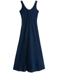 Tommy Hilfiger - Textured Linen Tank Maxi Dress - Lyst