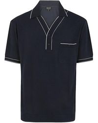 Giorgio Armani - Short Sleeves Polo Shirt With Pocket Clothing - Lyst