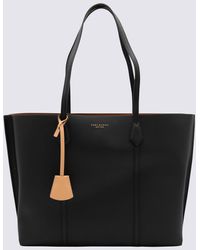 Tory Burch - Black Leather Perry Triple-compartment Tote Bag - Lyst