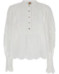 FARM Rio - Blouse With Flared Sleeves - Lyst