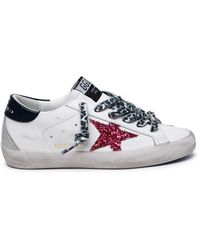 Golden Goose - 'Super-Star Classic' Leather Sneakers - Lyst