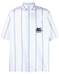 Etro - Striped Cotton Shirt - Lyst