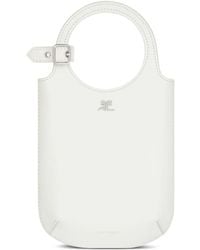トートバッグ Courreges Slim Holy Purse - Courreges - Leather - White Holy Day Bags - courrèges (クレージュ)