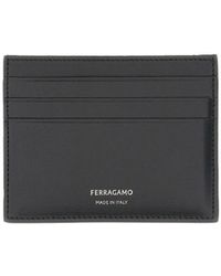 Ferragamo - Card Holder With Logo - Lyst