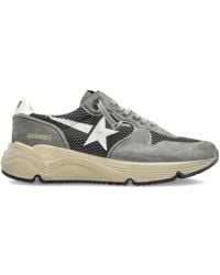 Golden Goose - Running Net Upper Suede Toe And Spur Leather Star And Heel - Lyst