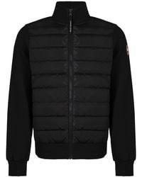 Canada Goose - Huron Hybridge Cardigan With Padded Front Panel - Lyst