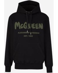 Alexander McQueen - Logo Hoodie Sweatshirt - Lyst