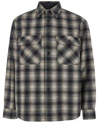 Tonywack - Ombré Wool Check Shirt - Lyst