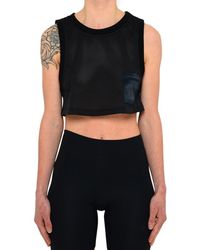 Max Mara - Black Polyester Lacca Top - Lyst