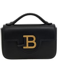 Balmain - B-Buzz 17 Leather Mini Bag - Lyst