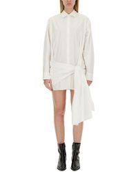MSGM - Dress With Knot - Lyst